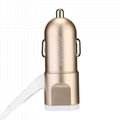 8pin Lighting Micro USB 2 in 1 3.4A Fast Charge Car Charger 2