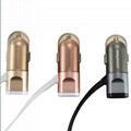 8pin Lighting Micro USB 2 in 1 3.4A Fast Charge Car Charger 5
