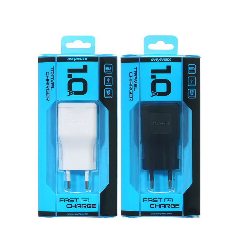 Portable EU 5V 1A USB Travel Charger  