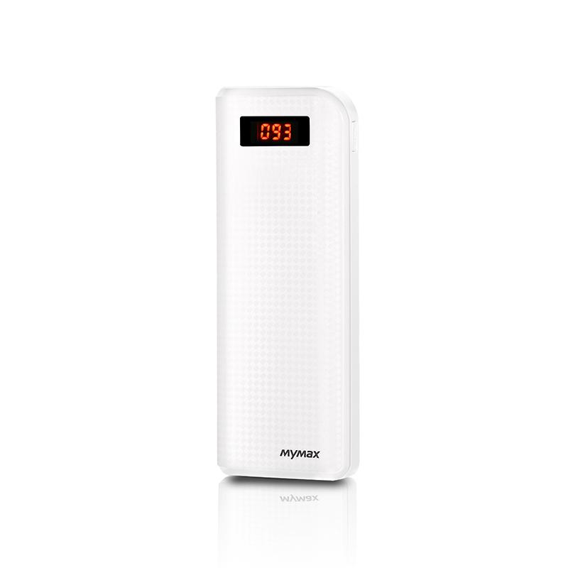 External Portable 20000mAh Carbon Power Bank with LED Display 2