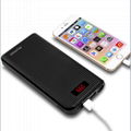 Imymax External Portable 30000mAh 2 USB Interface Carbon Power Bank with LED  1