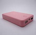 Hot sale fashionable quick charger with dual USB for women 1