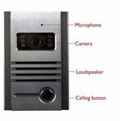 7 Inch Color TFT LCD Video Door Phone