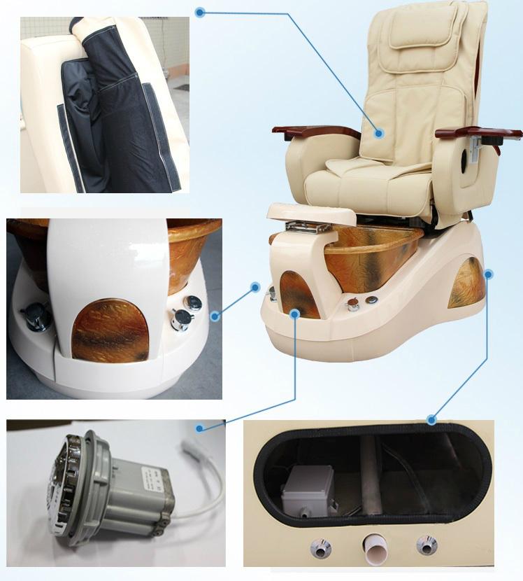 beauty electric recliner stylish massage pedicure spa chair 3