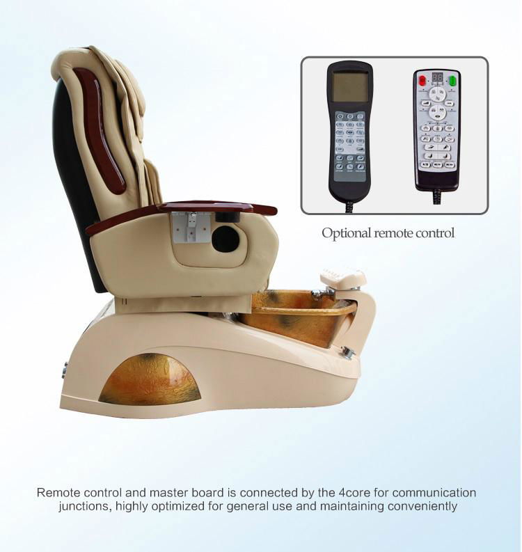 beauty electric recliner stylish massage pedicure spa chair 4