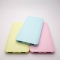Wholesale 2 USB portable polymer power bank with plastic shell 3