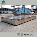 40t trackless transfer car on cement floor for mold handling