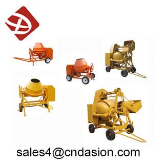 Concrete mixer with pump