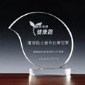 Best quality clear custom models acrylic trophy 3