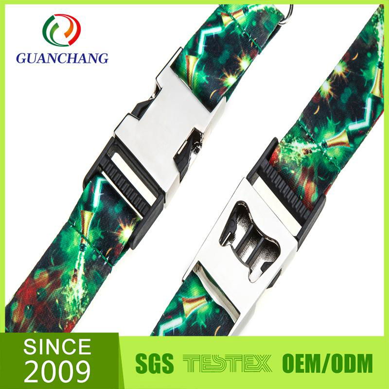 China wholesael fashionable polyester customized sublimation lanyard 4