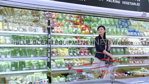 multi deck open chiller supermarket showcase 5