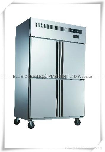 floor stand double door kitchen fridge freezer stainless steel type 5