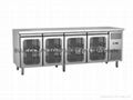 service counter kitchen freezer table stainless steel type 2