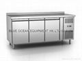 service counter kitchen freezer table stainless steel type 4