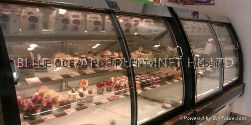 澜海弧形蛋糕柜糕点甜品冷藏冷冻展示柜 2