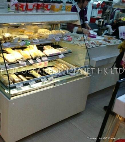 curved bakery showcase refrigerator equipment  3