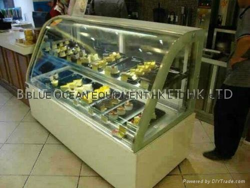 curved bakery showcase refrigerator equipment  5