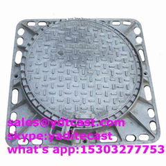 850*850*90 ductile iron manhole cover with frame 