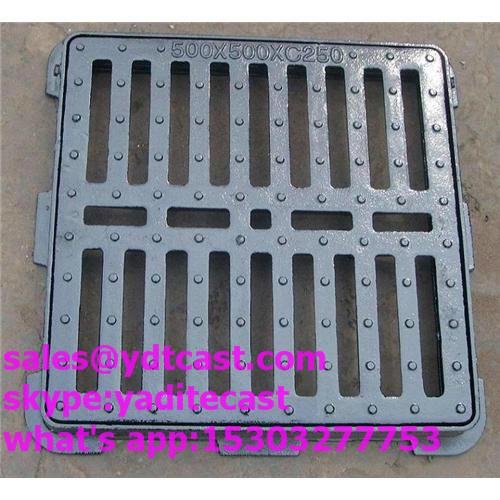 cast iron gully grate en124, ductile iron gully grate 3