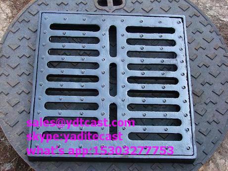 cast iron gully grate en124, ductile iron gully grate 4