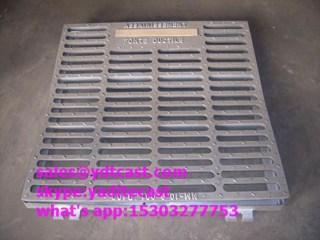 cast iron gully grate en124, ductile iron gully grate 5