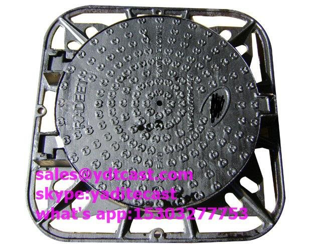 cast iron manhole cover 40*40mm 2