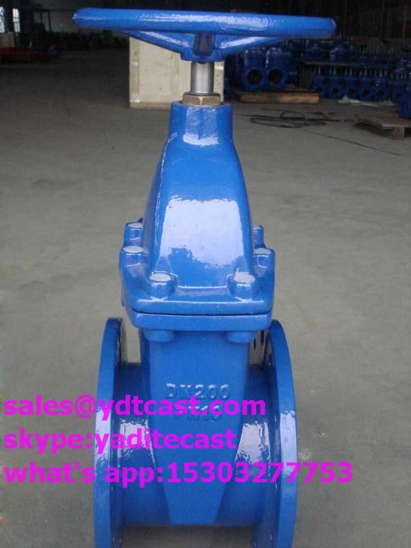 ductile iron gate valve pn16 dn40-600 4