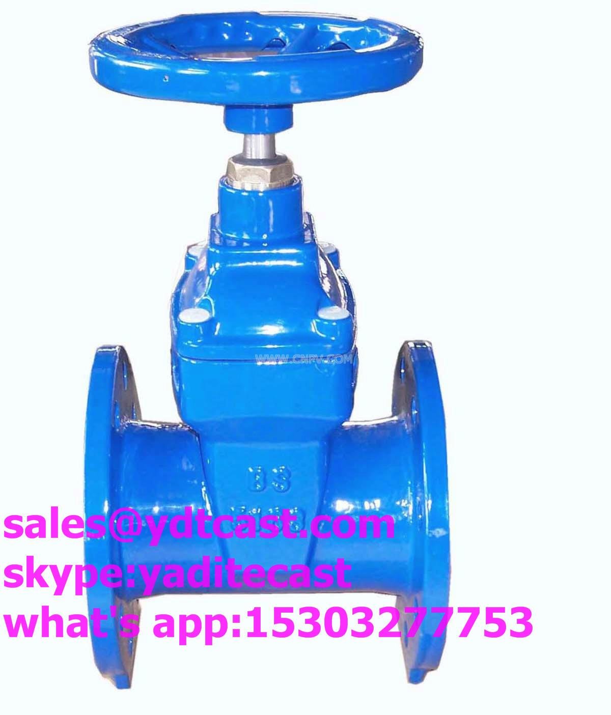 ductile iron gate valve pn16 dn40-600 5