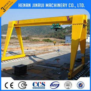 10ton Mobile Rail Traveling Single Girder Gantry Crane 3