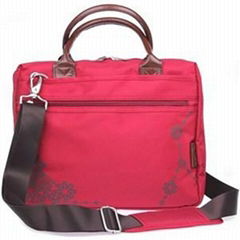 Silk Print Nylon Loptop Bag