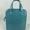 Croco Pu Laptop Bag