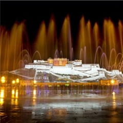 Large Scale Music Fountain