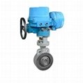 The wafer electric butterfly valve