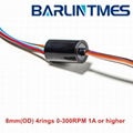 capsule slip ring-THR008-04AM-8mm(diameter)-4circuits-Barlin Times