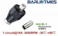 mercury slip ring-A1M with 3600RPM and big current for military machine from Bar