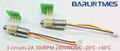 separate slip ring  of 3 circuits 300