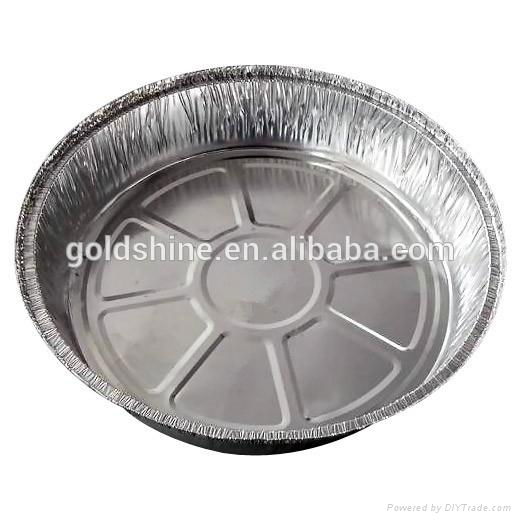 Food use and disposable aluminum foil pizza pan Y4512 Goldshine or OEM (China Manufacturer