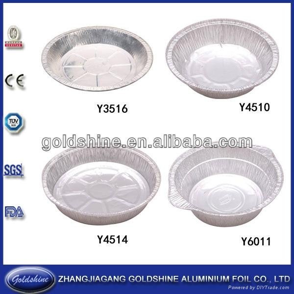 Disposable aluminum foil oval pan,aluminum foil pizza pans 4