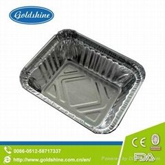 Eco-friendly aluminum disposable bbq tray
