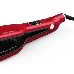 Steam LCD Hair Straightener Brush