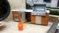 美國“雷神THOR”碳化木戶外別墅庭院燒烤台美式 戶外燒烤台圖片 4