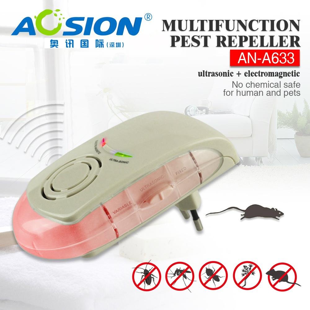 Aosion AN-A633 excellent electromagnetic Ultrasonic mouse pest repeller