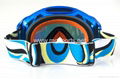 big size adult skiing goggles over glasses 2