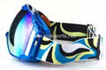 big size adult skiing goggles over glasses 4