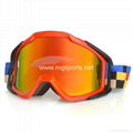 oversized UV 400 anti-fog motocross racing goggles