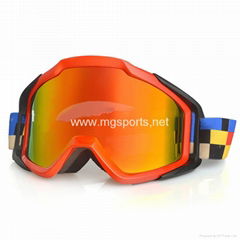 oversized UV 400 anti-fog motocross racing goggles