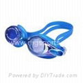 wholesale adult UV 400 silicome swimming goggles 1