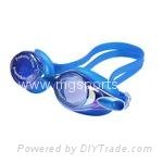 wholesale adult UV 400 silicome swimming goggles