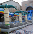 Commercial giant inflatable water slide inflatable adult slide for sale double l