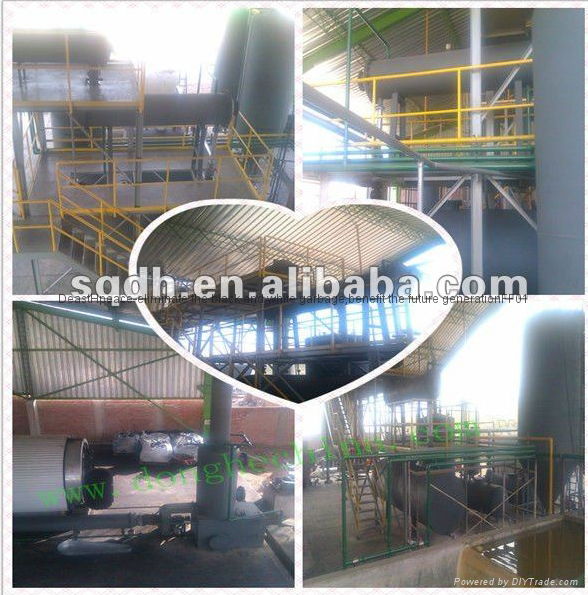 waste tyre pyrolysis machine